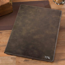 Load image into Gallery viewer, Personalized Rustic Portfolio with Notepad
