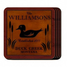 Load image into Gallery viewer, Custom Coasters - Cabin Series - Cabin Decor - Coaster Set
