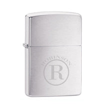 Load image into Gallery viewer, Personalized Lighters - Zippo - Brushed Chrome
