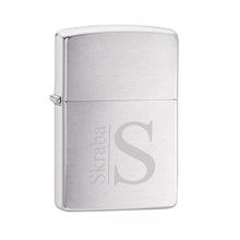 Load image into Gallery viewer, Personalized Lighters - Zippo - Brushed Chrome
