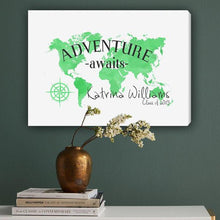Load image into Gallery viewer, Adventure Awaits Colorful Canvas
