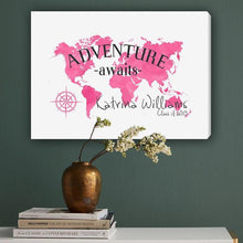 Load image into Gallery viewer, Adventure Awaits Colorful Canvas
