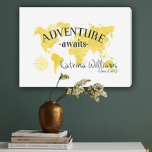 Load image into Gallery viewer, Adventure Awaits Colorful Canvas
