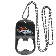 Load image into Gallery viewer, Personalized Bottle Opener - NFL - Necklace - Team Logo
