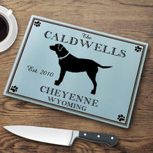 Load image into Gallery viewer, Personalized Cutting Boards - Glass - Cabin Decor - Cabin Series
