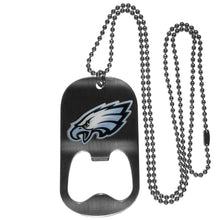 Load image into Gallery viewer, Personalized Bottle Opener - NFL - Necklace - Team Logo
