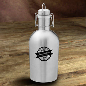 Personalized Stainless Steel Beer Growler
