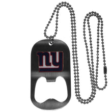 Load image into Gallery viewer, Personalized Bottle Opener - NFL - Necklace - Team Logo
