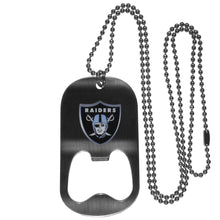 Load image into Gallery viewer, Personalized Bottle Opener - NFL - Necklace - Team Logo
