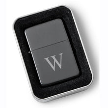 Load image into Gallery viewer, Personalized Lighters - Wind Proof - Matte Black - Groomsmen Gifts
